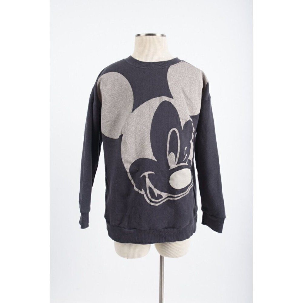 Zara Kids Disney Mickey Friends Pullover Black Sweatshirt US 4-5 Yrs 110 cm NWT